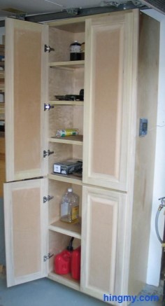 How to build a full length storage cabinet