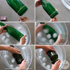 ➰❤️➰How to Cut a Wine Bottle Easily➰❤️➰