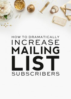 how to dramatically increase email subscribers