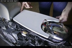 how to install your own cafe racer seat