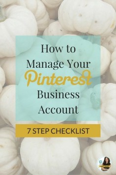 How to Manage Your Pinterest Business Account