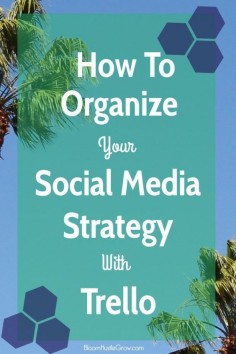 How To Organize Your Social Media Strategy With Trello. When building a business, consistency is key. Social media is no different, it should be approached in a planned and strategic way. I’m sharing how I use Trello to organize my social media schedule. Trello template + How To Video + Worksheet so you can get started on getting organized and consistent with your social media.