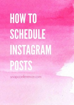 How to schedule Instagram posts. This is so helpful for bloggers + creative entrepreneurs working on a deadline.