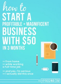 How to start a business for $50 in 3 months. A new #podcast series for creatives and #infopreneurs.