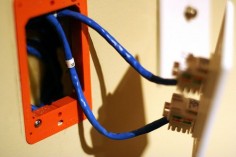 How to wire a house for ethernet.