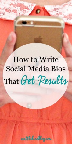 how to write social media bios that get results