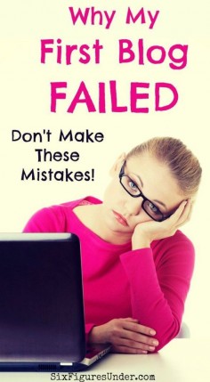 I don't talk much about my first attempt to make money blogging. Why? Because it was a failure. A complete flop! I pretty much did everything wrong. Thankfully, what I learned from my failed blog has helped me succeed with my current blog. Don't make these mistakes! See what has made all the difference!