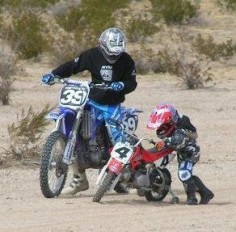 i was riding dirtbikes before i could even ride a bike.