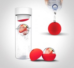 Ice Ball Flavor-It Adds a Little Something to Your Water (place fruit in the ball & then add liquid)