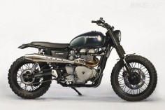 If you were taken with the Triumph Tridays “Rumbler”—and it was one of the most popular bikes we’ve shown so far this year—then JvB-moto's "Dirty Deeds" is the bike for you.