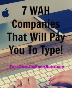 If you'd like to get paid to type, check out these 7 Work At Home data entry jobs! Most require no to little experience!