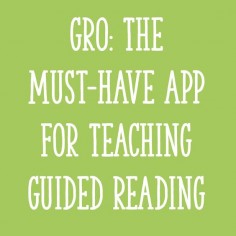 In this post, I'll show you how you can use the GRO app for teaching guided reading to make planning faster, more efficient, and more effective!