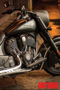 Indian Motorcycle presents the Indian Chief Dark Horse, a stealthy member to the Chief line-up and first 2016 model.