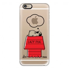 iPhone 6 Plus/6/5/5s/5c Case - LAZY PUG ($40) ❤ liked on Polyvore featuring accessories, tech accessories, iphone case, iphone cover case and apple iphone cases