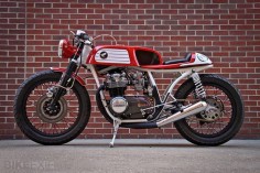 It’s getting harder and harder to impress with a Honda CB custom these days. But this very sharp 1974 CB550, from the Kentucky shop M Customs, proves there’s still life in the old dog.