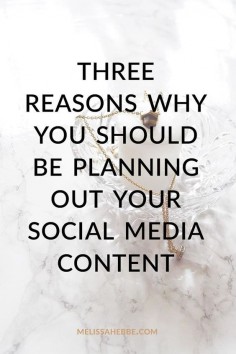 I've gotta get better at this! // Planning out your next blog post or boutique sale, but not your social media? Hold the phone and read this post. Here are 3 reasons why you should be planning out your social media content (hint: it'll help your business):
