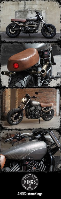 J& L Harley-Davidson's spirit of adventure is alive with their #HDStreet build. Features rugged styling with the grunt of the Revolution X motor. #RollYourOwn | Harley-Davidson #HDCustomKings