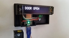 James wanted a way to monitor the status of his garage door without having to actually look at the door. Fortunately, he has a knack with electronics and knows his way around connecting different