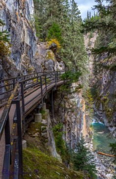 Johnson Canyon Catwalk - Banff National Park - Alberta - Canada