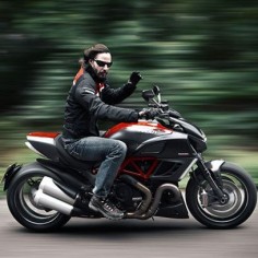 Keanu Reeves road-tests the Ducati Diavel and talks 'demon' rides, dumping bikes and going hell for leather