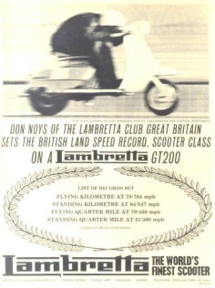 Lambretta advert 1960s mod culture style transport chic italy innocent mini vespa scooter