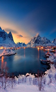 "Last-Light".. Reine, Norway (by Christian Bothner on 500px)
