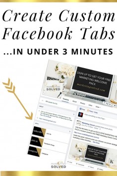 Learn how to create custom facebook tabs in under 3 minutes. Video tutorial and quick tip sheet