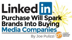 LinkedIn Purchase Will Spark Brands into Buying Media Companies
