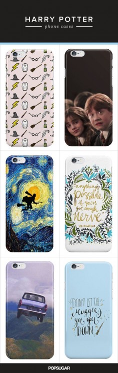 Looking for a new phone case for your new iPhone? These Harry Potter cases are pretty wicked!