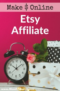 Make money at home - become an Etsy affiliate! Affiliate marketing is an awesome way to promote others while earning money.
