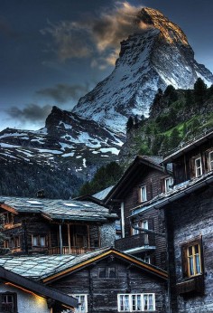 Matterhorn from Zermatt, Switzerland