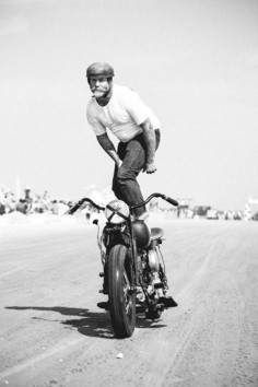 Mel Stultz of Oiler’s Car Club surfing at The Race of  #motorcycle #motorbike