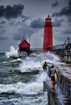 Michigan Grand Haven Lighthouse.