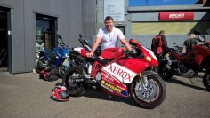 Mick collecting his superb 749R in glorious sunshine :) #Ducati #749r #xerox