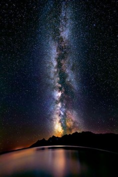 Milky Way over Lake Titicaca, Peru