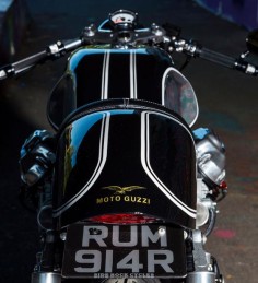 Moto Guzzi Cafe Racer Spartan by Side Rock Cycles #motorcycles #caferacer #motos |