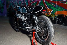 Moto Guzzi Cafe Racer Spartan by Side Rock Cycles #motorcycles #caferacer #motos |