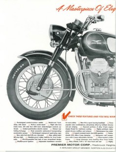 Moto Guzzi Eldorado Factory Brochure, Page 2 of 4.