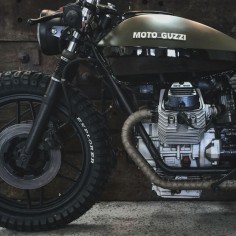 Moto Guzzi V50 army cafe racer by @Kristian Bech @relicmotorcycles