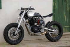 Moto-Mucci: DAILY INSPIRATION: Borile Tracker Custom by Nero Opaco Motociclette
