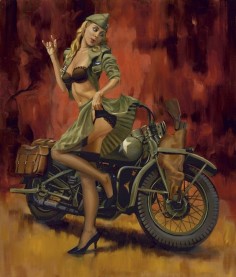 Motoblogn: David Uhl - Fine Art Master and Official Harley-Davidson Motorcycle Artist