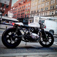 motomood:streets of Boston | Kawasaki KZ750 #motorcycles #caferacer #motos |