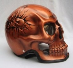 Motor Bike Skull Helmet - umm awesome!