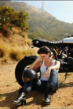 Motorbike girl