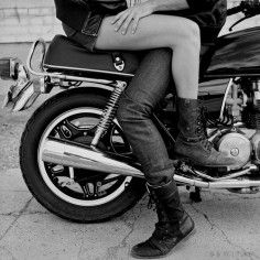Motorcycle Girl @Stevie Helm YOU NEED A PIC OF YOU AND DAN LIKE THIS!!!