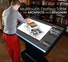 Multitouch Drafting Table for ARCHITECTS, DESIGNERS and ENGINEERS
