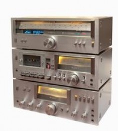 My SONY vintage stereo system - Amp. TA-515, Tuner ST-515, Cassette deck TC-U5