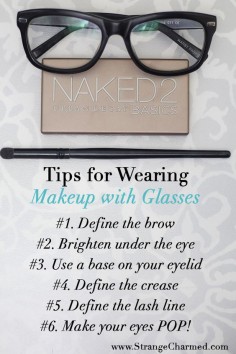 My Tips for Wearing Makeup with Glasses