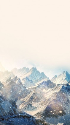 Nature Snow Ski Mountain Winter #iPhone #5s #Wallpaper
