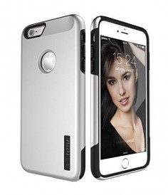nice iPhone 6S Plus Case, TOTU®  Ultra Fit Dual Layer Case, Premium Hybrid Heavy Duty  Protective Case Compatible with Apple iPhone 6 plus (2014) and iPhone 6S Plus (2015) - Silver / Black